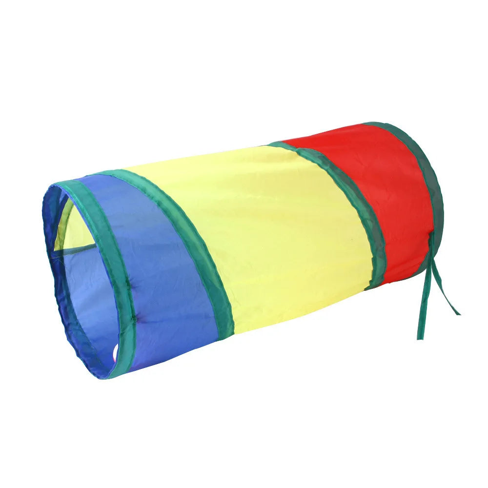 Cat Tunnel Toy Funny Pet Holes Play Tubes Collapsible Crinkle Kitten Toys Puppy Ferrets Rabbit Play Dog Tunnel Tubes