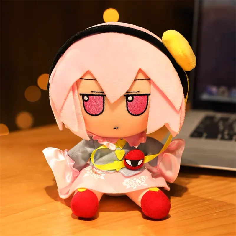 Yorigami Shion Fumo Plush Toy TouHou Project 20cm Sitting Soft Doll Kawaii Plushie Figurine Kids Fans Birthday Christmas Gifts