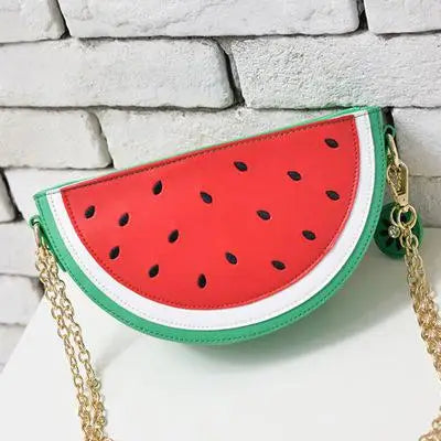 Crossbody bag lemon fruit shape mini wallet purse clutch chain shoulder bag ladies messenger bag