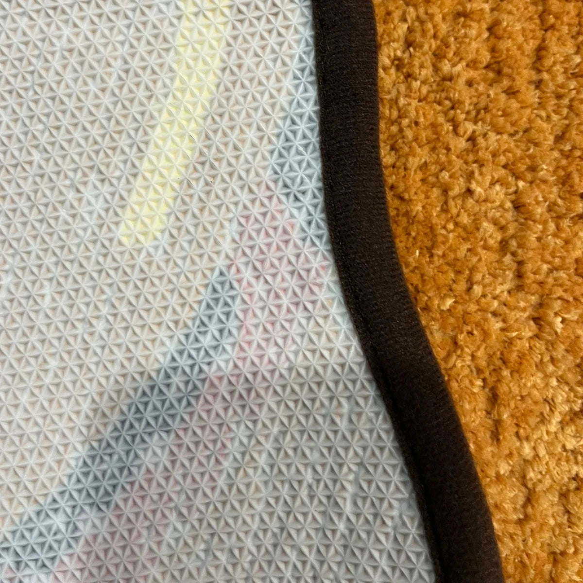 Croissant Shaped Carpets - Cozy Bread Rug for Home Decor, Non-slip Safety Mat for Living and Bathrooms