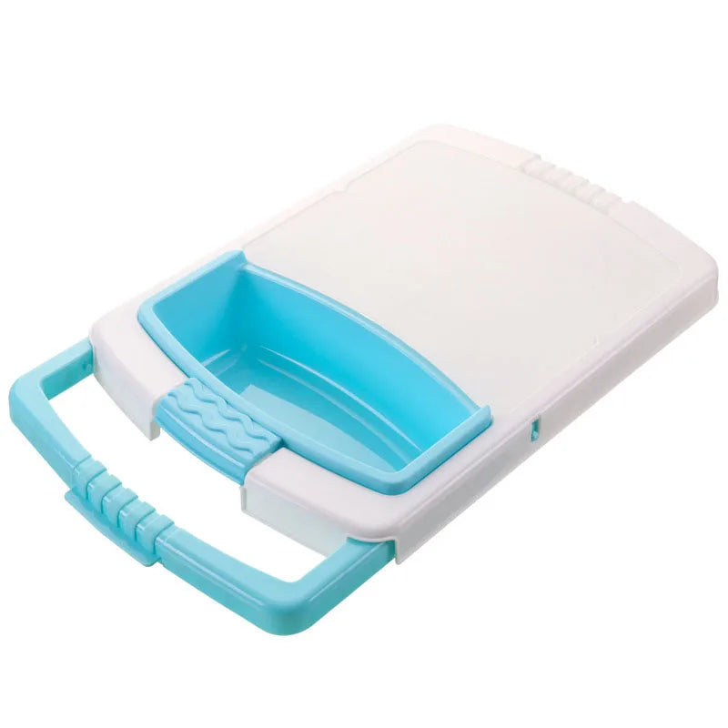 Multifunctional Kitchen Chopping Cutting Board Retractable Sink Sorting Rack Washing Basket  Kitchen Organizer