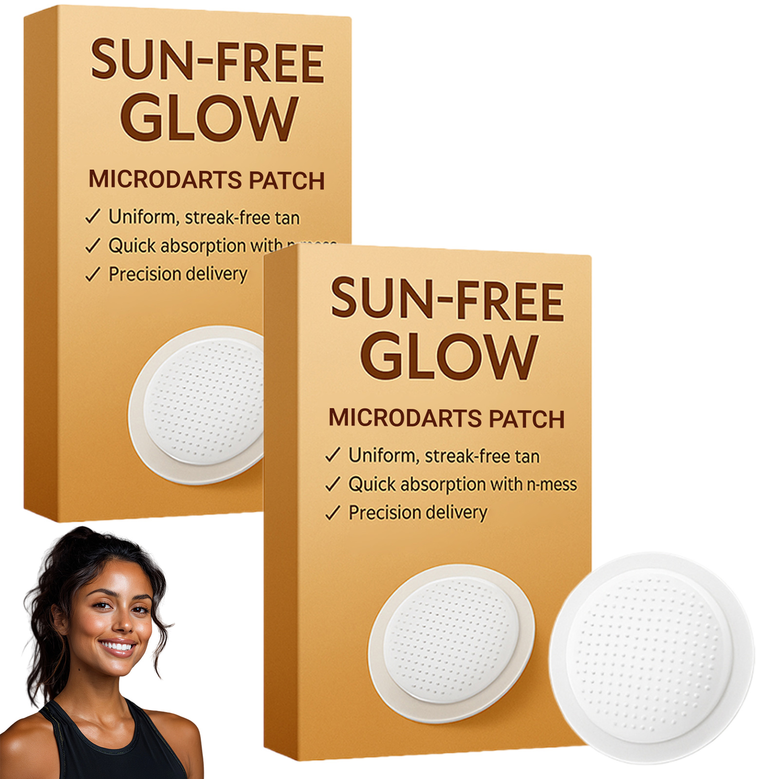 Celestvéra Tanning Microdarts Patches, Sun Free Glow Microdarts Patch, Self Tanning Patches, Tanning Patch for Face & Body Deep Hydration & Golden Bronze for All Skin Types