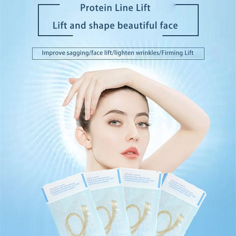 60/120pcs 24K Gold Protein Line Absorbable Anti-wrinkle Serum