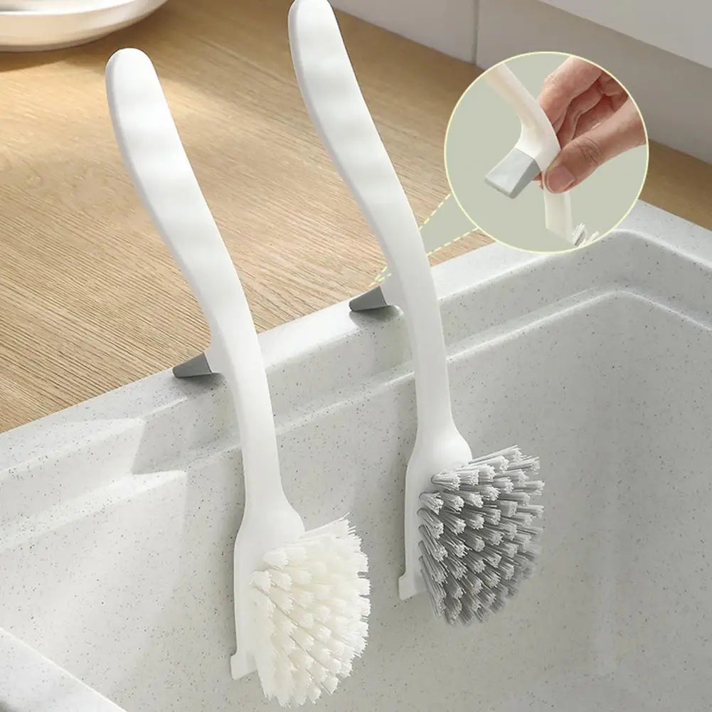 Dishwashing Brush Long Handle Dense Bristles Labor-saving Remove Stain Sink Stove Dish Washing Cleaning For Home Kitchen Supply