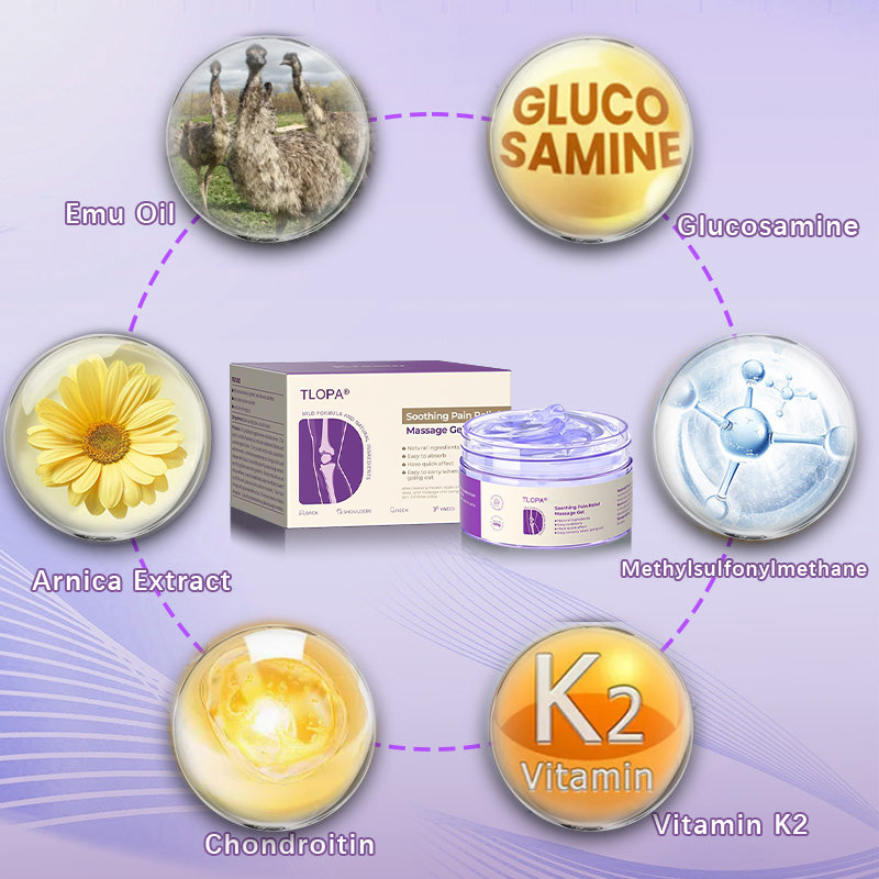 Official Store: TLOPA® Turmeric & Emu Oil Arthritis Soothing Pain Relief Massage Gel 👨‍⚕️ Approved by the American Academy of Orthopaedic Surgeons (AAOS)