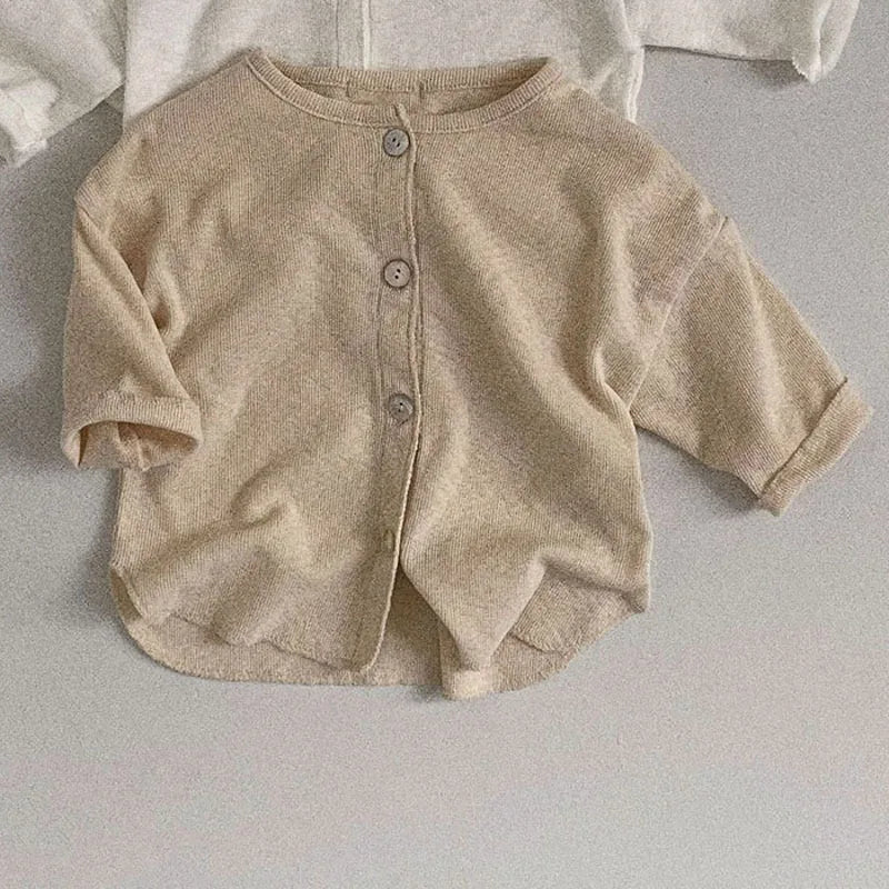 New Baby Thin Cotton Cardigan