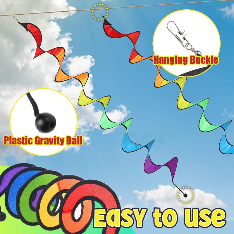 Camping Tent Foldable Spiral Wind Spinner