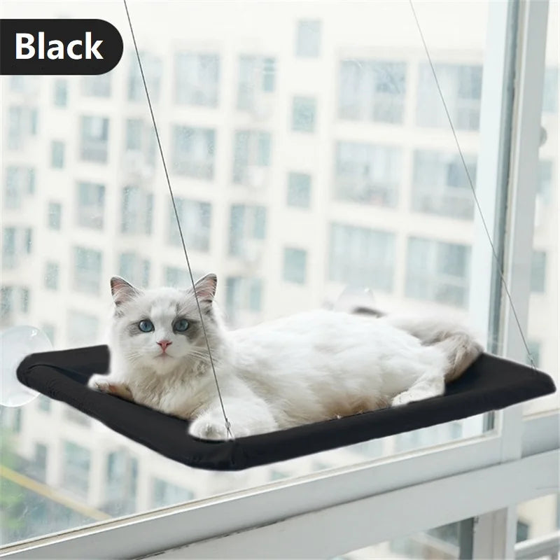 Strong Window Mounted Cat Bed Sunny Seat Nest Scratch Tree Hammock Bed for Cats Supplies Kitten Climbing Frame Pet Accessories