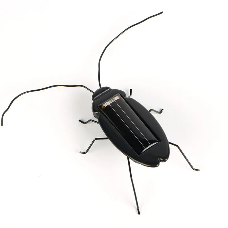 Novelty and Gag Toys Solar Power Cockroach Insect Bug Teaching Toy Gift Baby Kids Plastic Insect Solar Toy