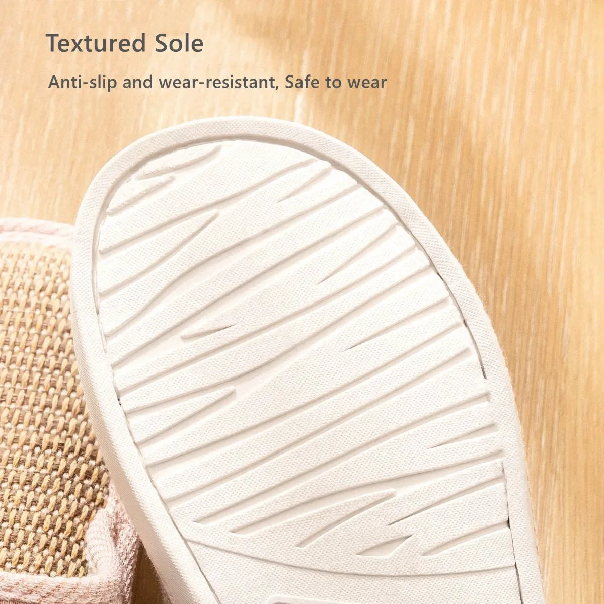 Linen Slippers Women Men Couples Home Non Slip Slides Breathable Shoes Casual House Bedroom Comfortable Cotton Hemp Flats