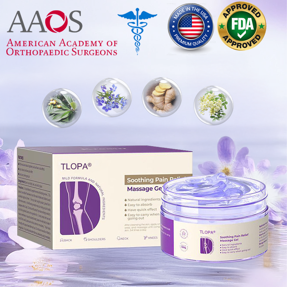 Official Store: TLOPA® Turmeric & Emu Oil Arthritis Soothing Pain Relief Massage Gel 👨‍⚕️ Approved by the American Academy of Orthopaedic Surgeons (AAOS)