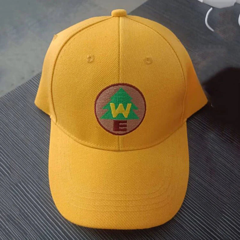 Cartoon Film Up Wilderness Explorer Russell We Embroidery Logo Hat Yellow Baseball Cap For Kids adult Halloween Gift