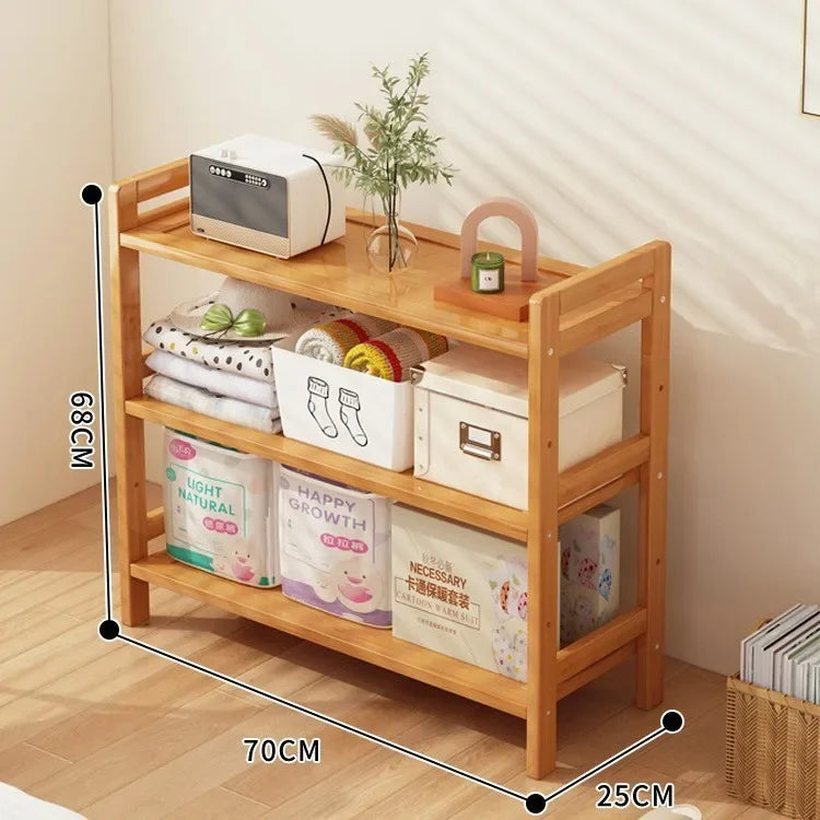Kitchen shelf, floor standing multi-layer product collection, household pot seasoning shelf, fruit and vegetable bowl and dishs