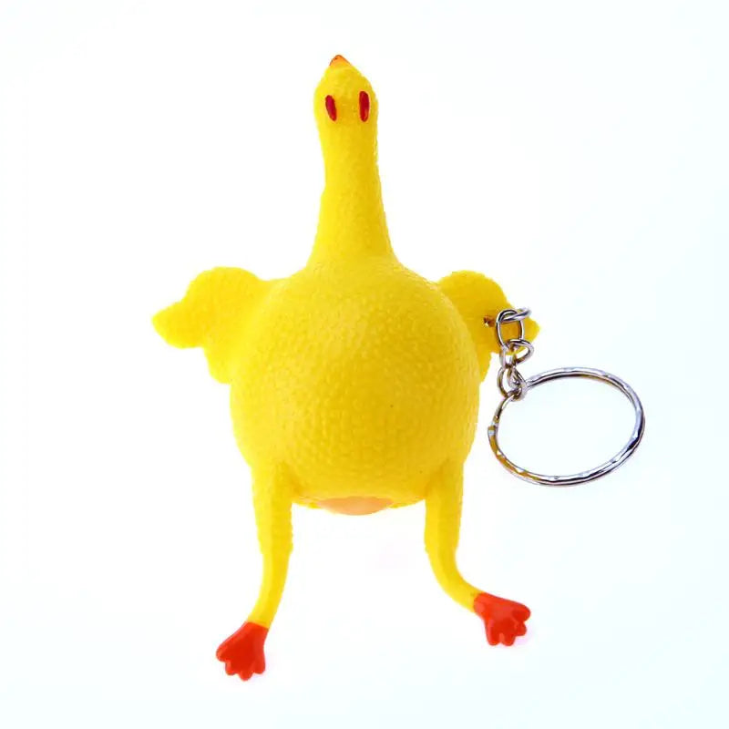 Stress Relief Toy for Children Audlt Chicken Egg Laying Hens Tricky Funny Gadgets Toys Squeeze Ball Party Gifts Favors