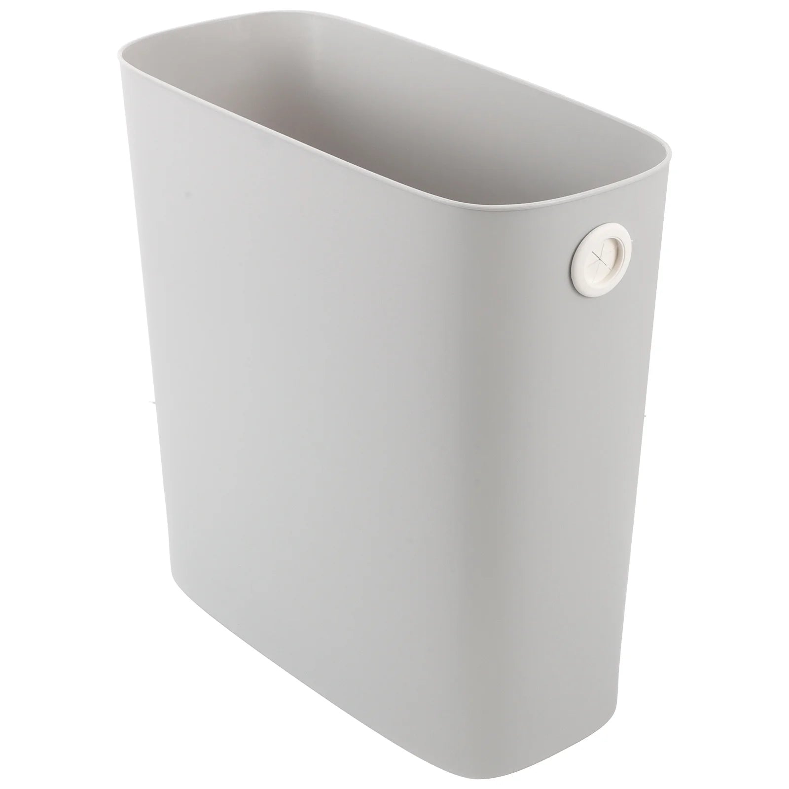 Slim Trash Can Plastic Waste Basket Rectangle Garbage Container Narrow Wastebasket Recycle Bin