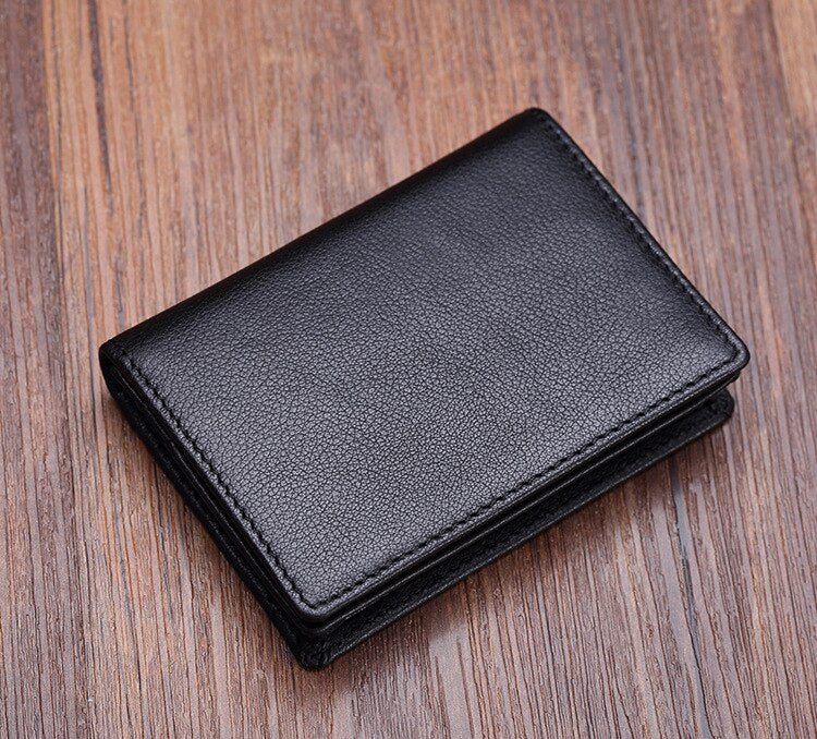 Luxury Fashion Genuine Leather card Wallets men credit card holders women card&ID holder male organizer Business card holder