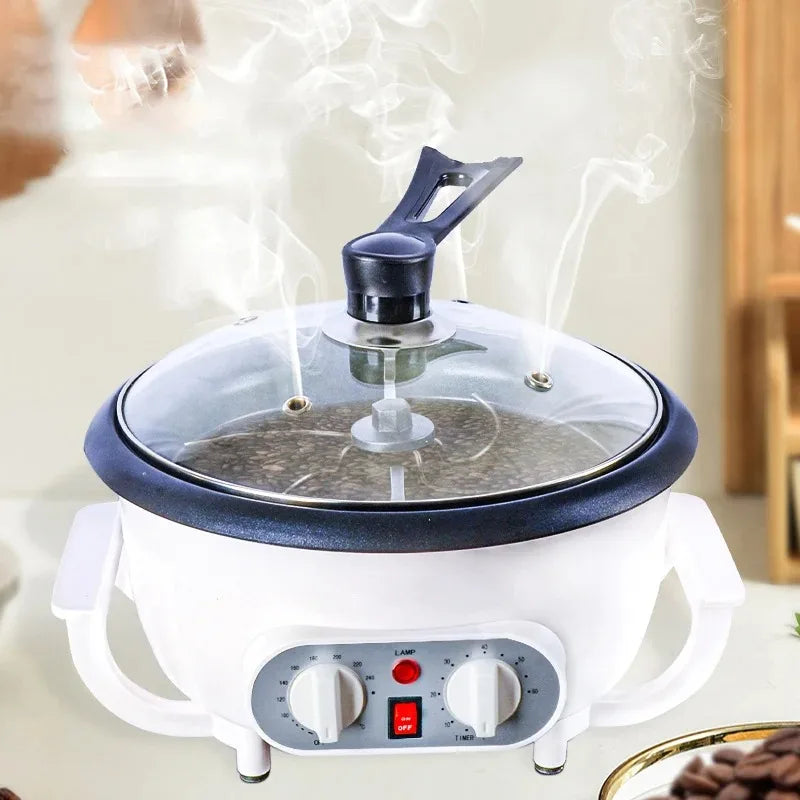 Electric Coffee Bean Roaster Coffee Baked Peanut Beans Baking Dryer Roasting Machine Grain Drying With temperature adjustment