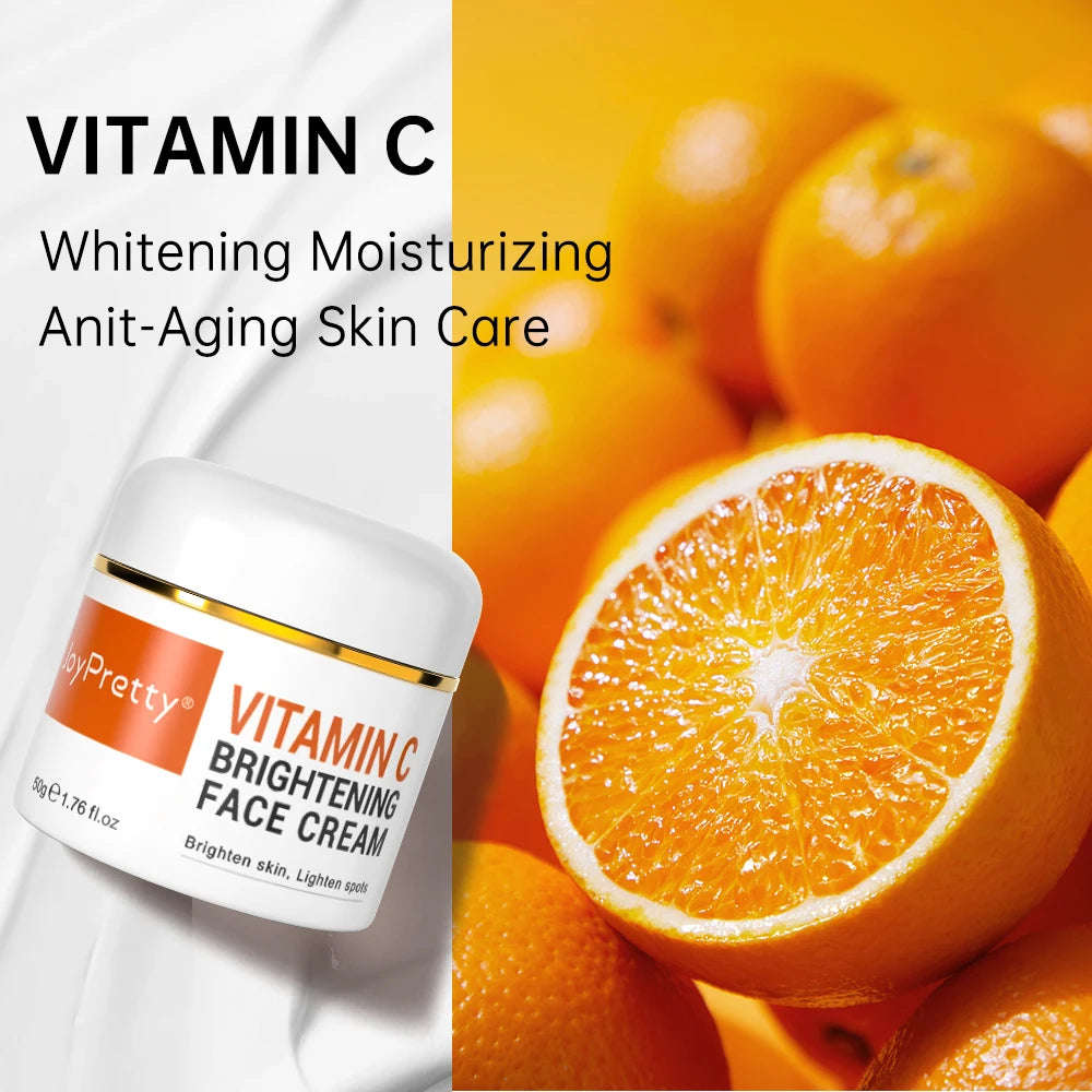 Vitamin C Serum for Face Cream Set for Dark Spots Skin Care