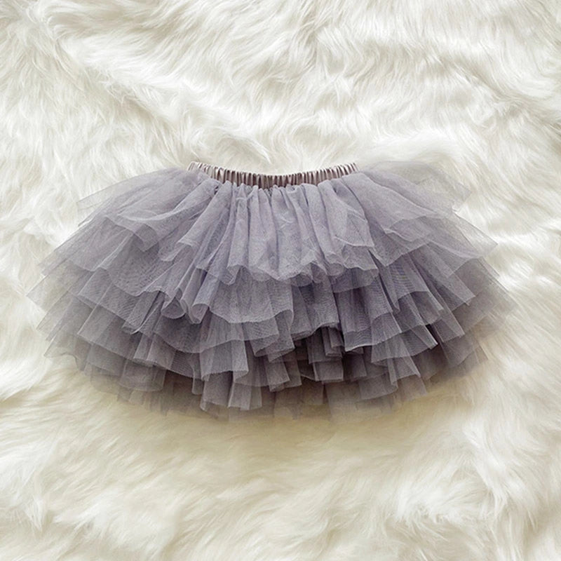 Fashion Girls Tutu Super Fluffy 6 Layers Petticoat Princess Ballet Dance Tutu Skirt Kids Cake Skirt Chritsmas Children Clothes