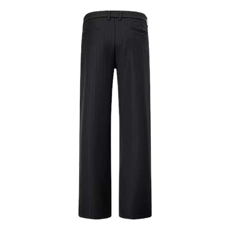 Pinstripe pleated pants