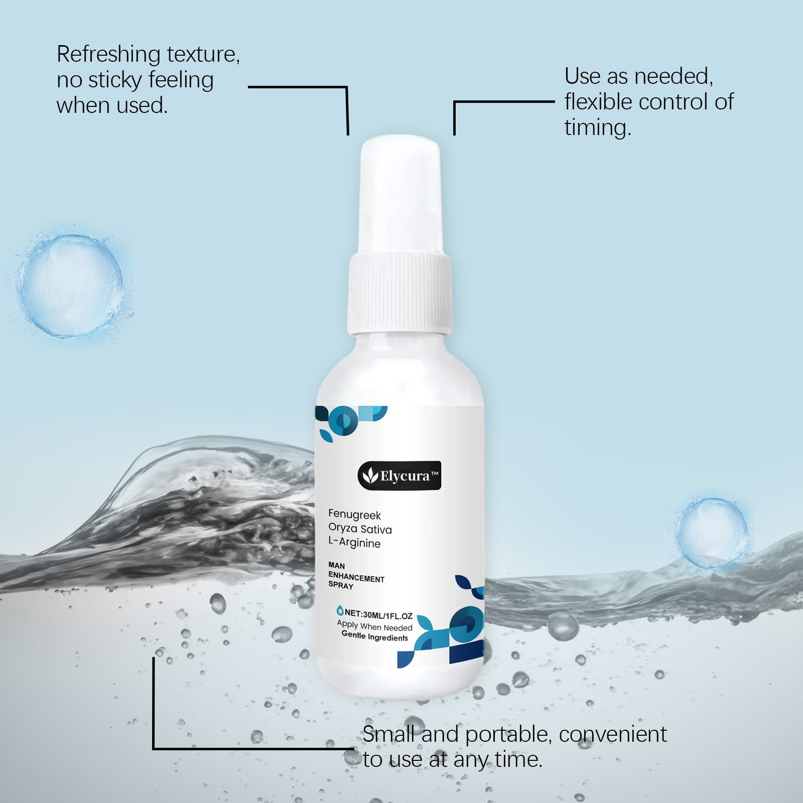 Elycura Seaweed Spray, 2026 New Elycura Male Balance Spray, Advanced Men's Sprays, Lmprove Vitality, Refreshing Lightweight Formula for Daily Use