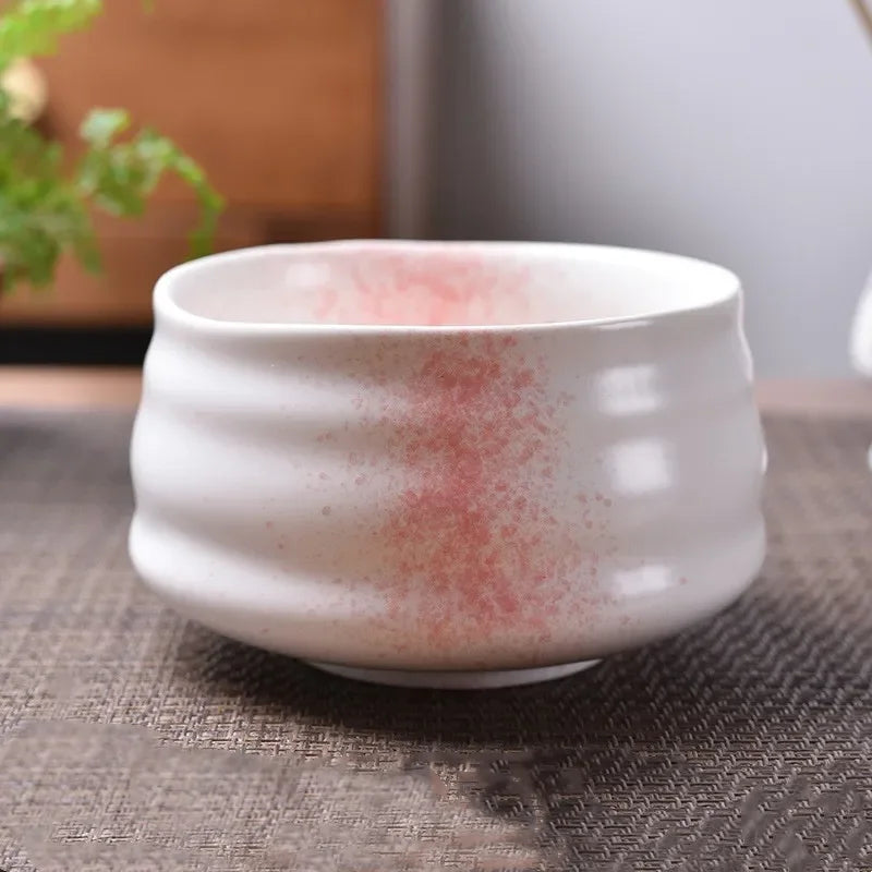 Ceramic Matcha Bowl Home Kitchen Anti-scald Insulated Tableware Salad Bowls Japanese Tea Ceremony Accessories Gifts