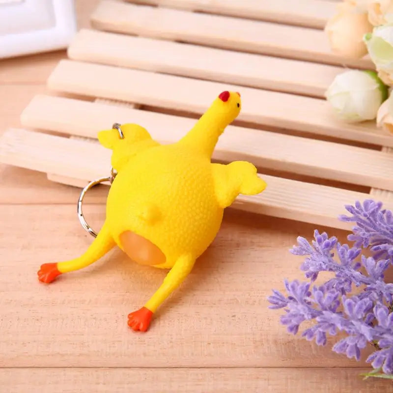 Stress Relief Toy for Children Audlt Chicken Egg Laying Hens Tricky Funny Gadgets Toys Squeeze Ball Party Gifts Favors