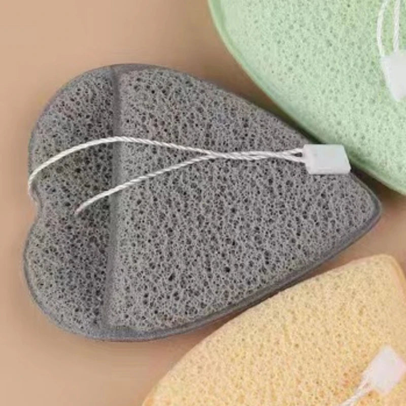 Natural Exfoliating Face Wash Cleansing Puff Flutter Sponge Deep Remover To Black Headband Cosmetic Sponges Facial Clean Tool