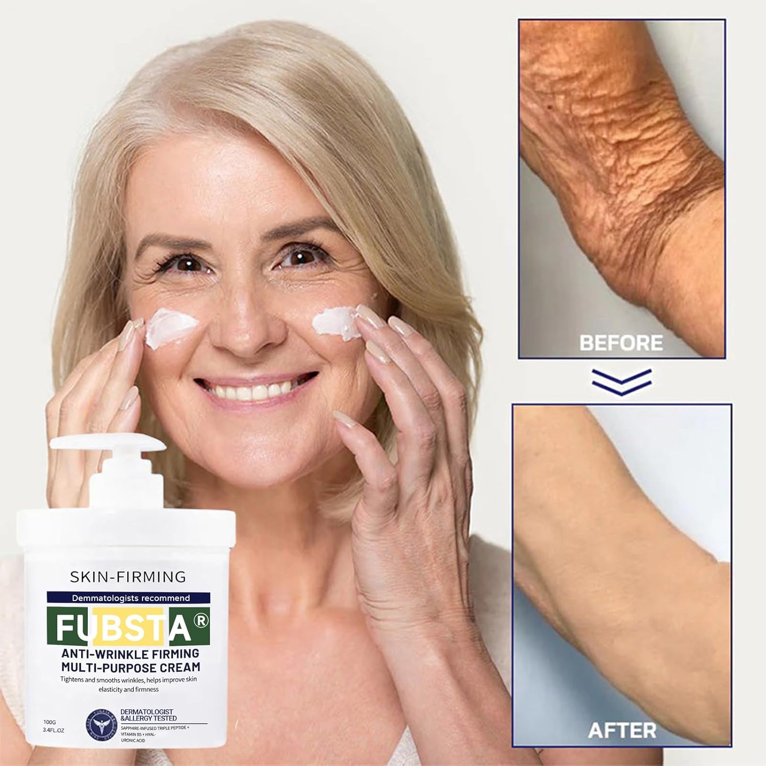 Advanced Firming Anti-Wrinkle Cream, Skin Firming Serum, Skin Firming, Deep Moisturizing, Skin Firming Cream for All Skin Types