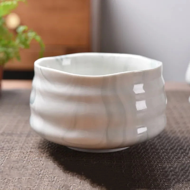 Ceramic Matcha Bowl Home Kitchen Anti-scald Insulated Tableware Salad Bowls Japanese Tea Ceremony Accessories Gifts