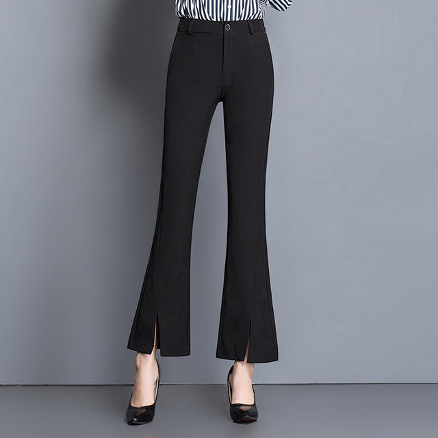 Women Chic Office Wear Straight Pants Vintage High  Ladies Trousers Baggy Korean 2022 Spring/Summer/Autumn Wide Leg Female