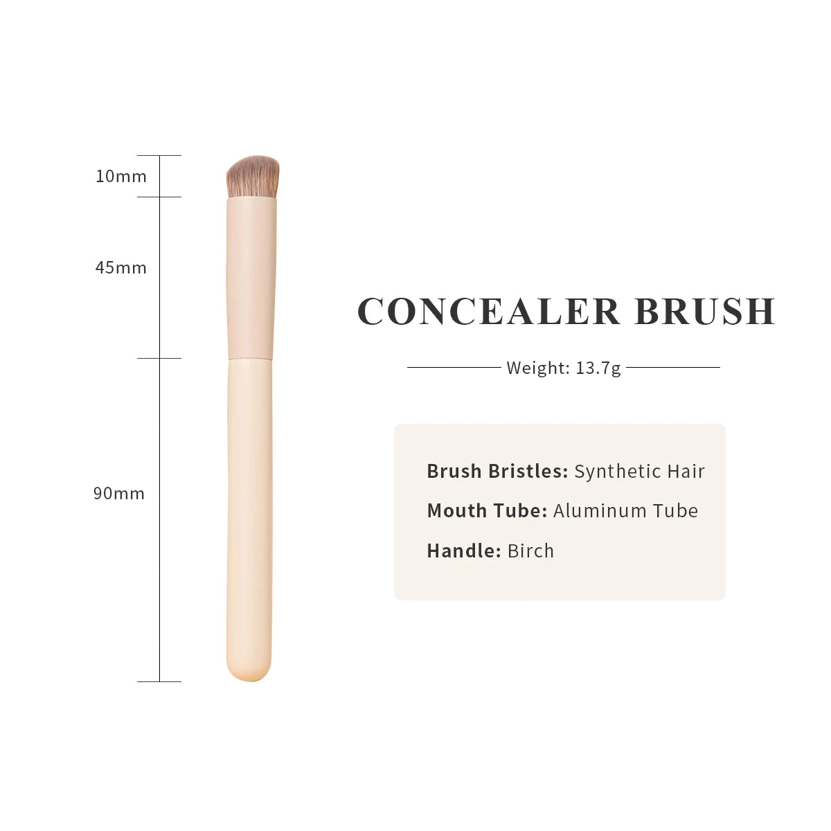 Make up Brush Cosmetic Goat Hair Powder Blusher Brush Blending  Concealer Makeup Brush